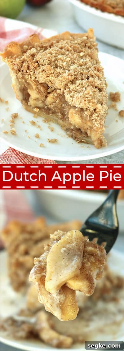 Homemade Dutch Apple Pie