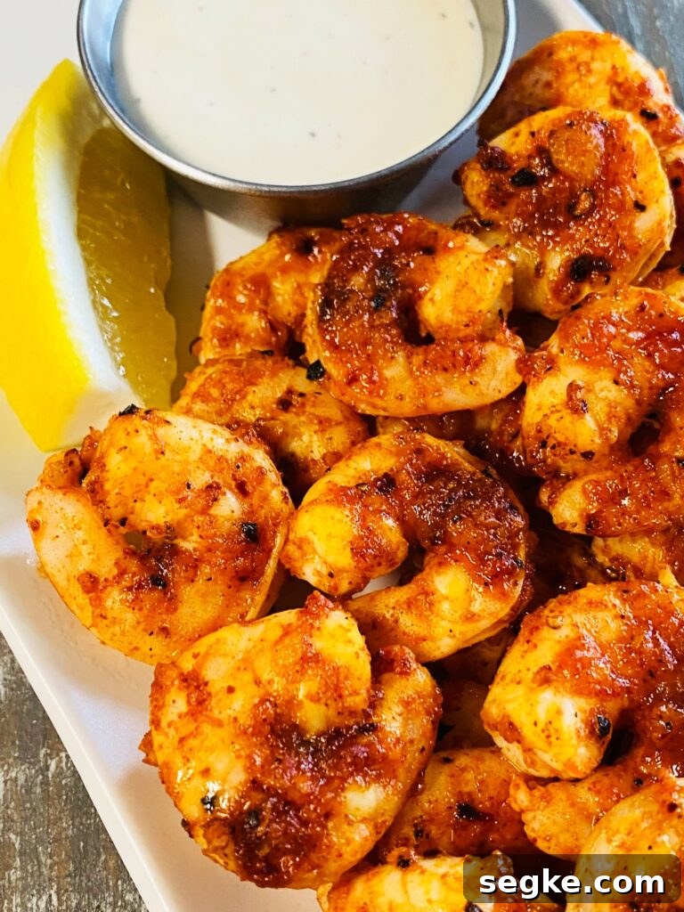 Air Fryer Garlic Sriracha Shrimp