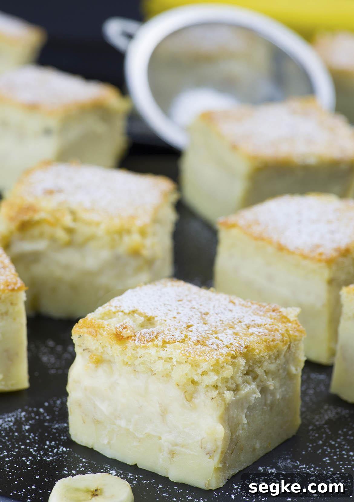 One-Bowl Banana Magic Cake Recipe 3 Easy Banana Magic Cake 3