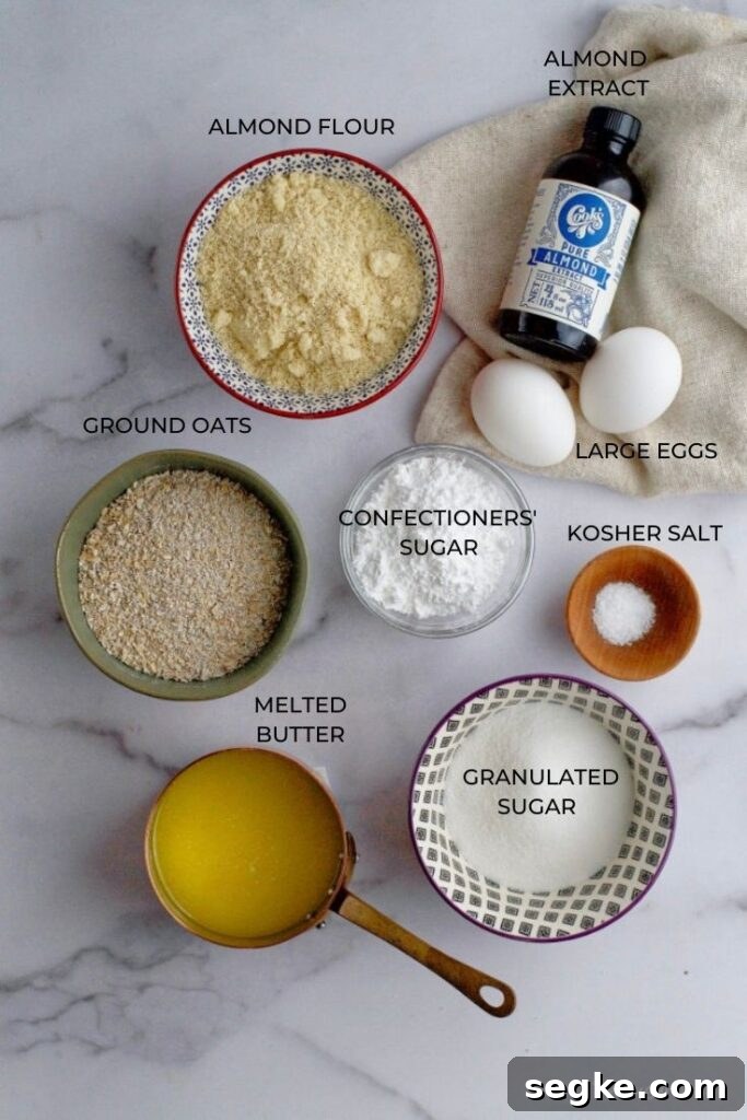 ingredients for frangipane tart recipe