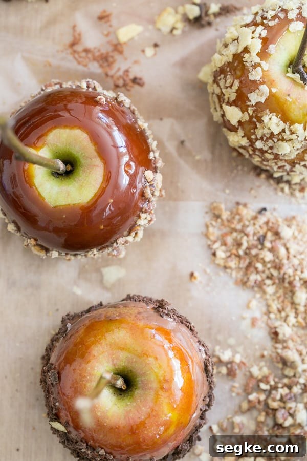 How to Make Bourbon Caramel Apples 5 Caramel apples with bourbon