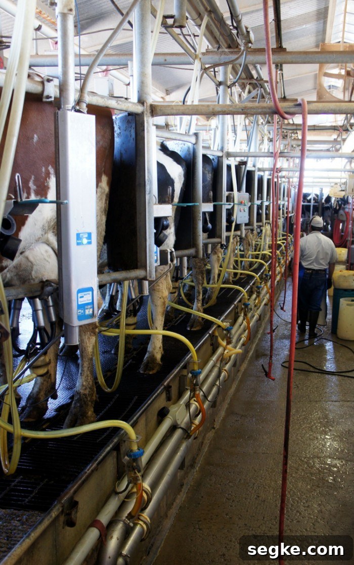 How Milk Is Made: From Cows to Cartons 6 Showing where does milk come from at Kerr Dairy in Arizona