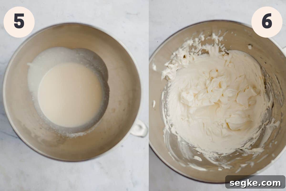 steps 5 and 6 to make carrot cupcakes.