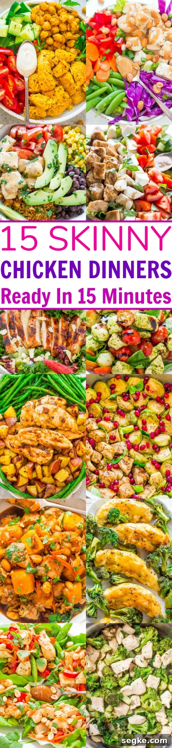 Sheet Pan Chicken with Roasted Sweet Potatoes 12 15 Skinny Chicken Dinners collage.