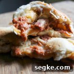 pulled pork pizza rolls with cheese