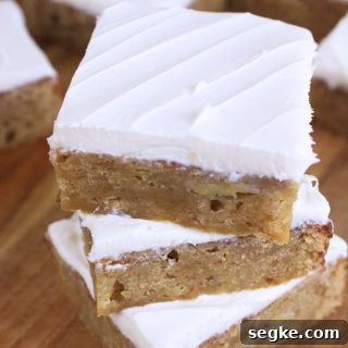 banana blondies