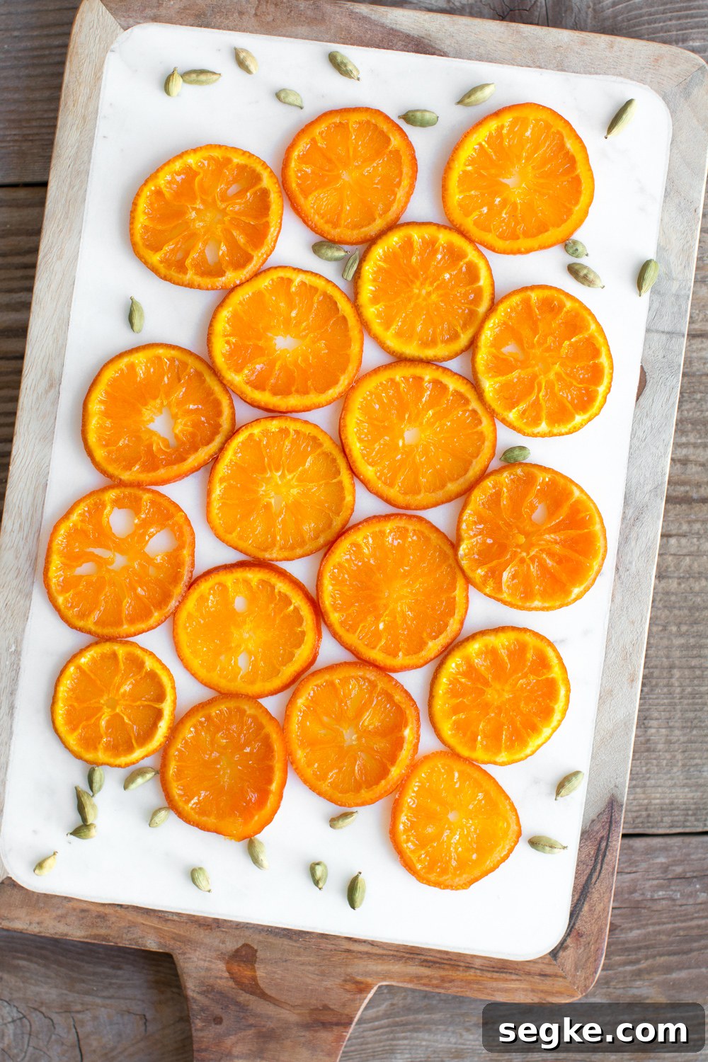 Candied Tangerine Mascarpone Tart with Pistachio-Chocolate Crust 7 Sweet and Spicy candied Ojai Pixie Tangerines