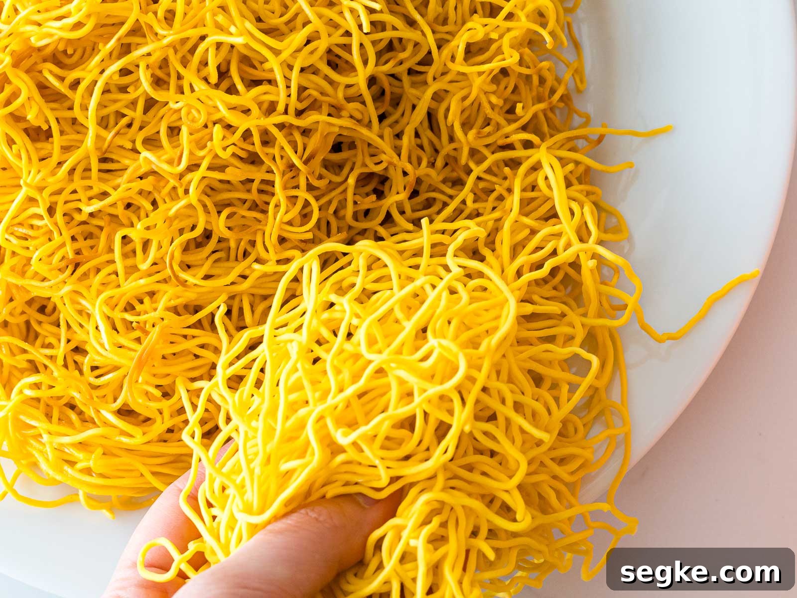 pan fried chow mein noodles compared to uncooked chow mein noodles
