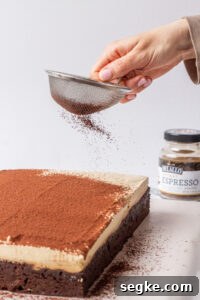 Tiramisu brownies
