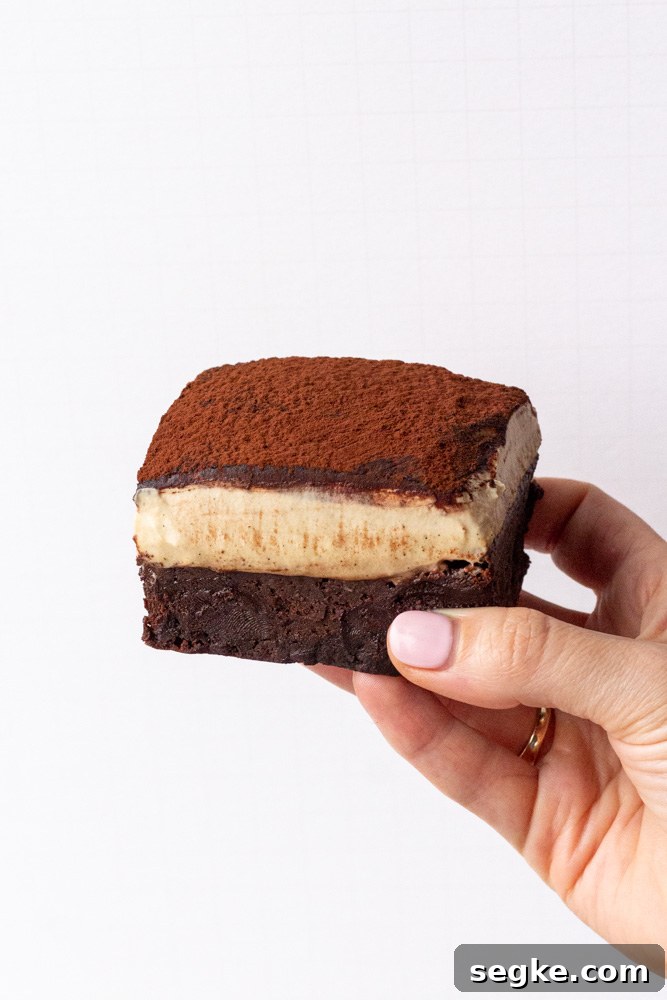 Tiramisu brownies