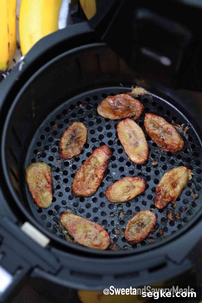 Crispy Homemade Air Fryer Banana Chips 4 air fryer banana chips