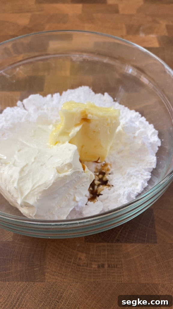 Cream cheese frosting texture