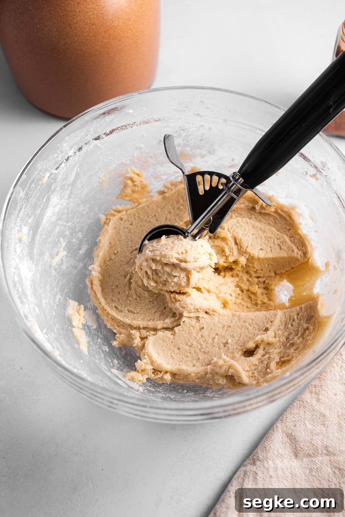 Cookie dough balls chilled