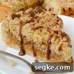 Caramel Apple Crumb Cake - Featured Image