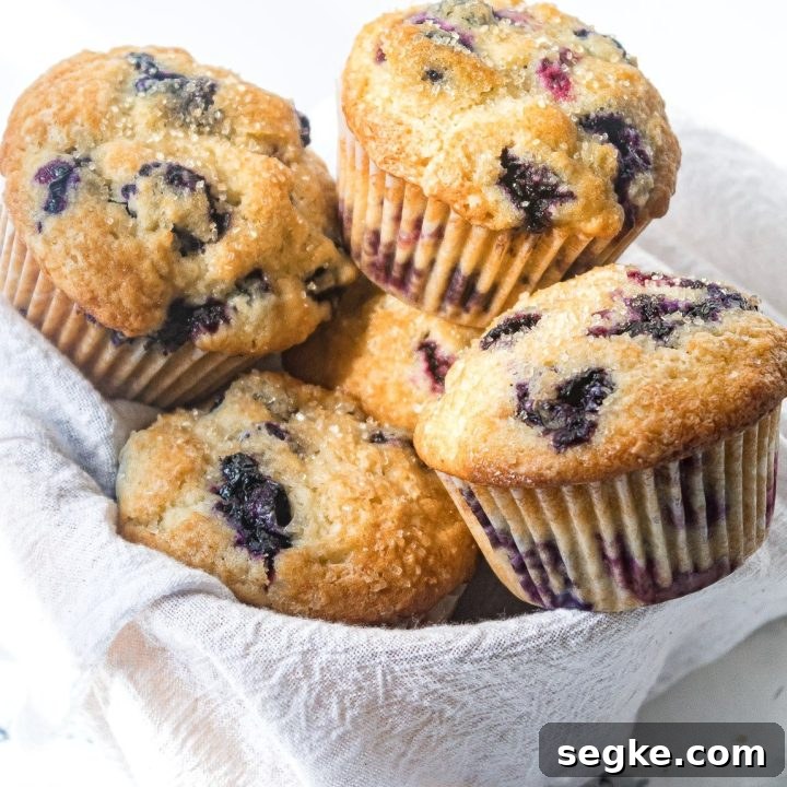 Image for Easy Homemade Buttermilk Blueberry Muffins