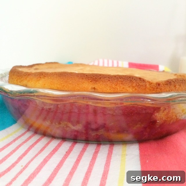 Peach and Raspberry Cobbler