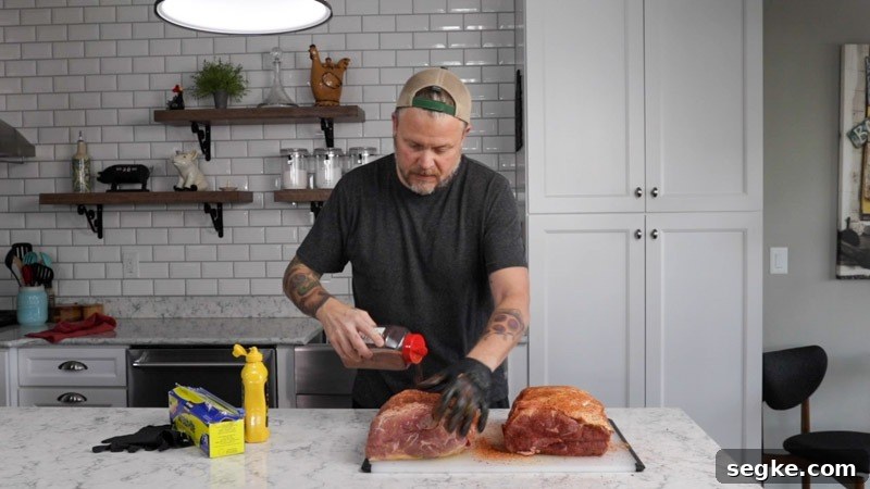 How to smoke a Boston Butt on the Big Green Egg