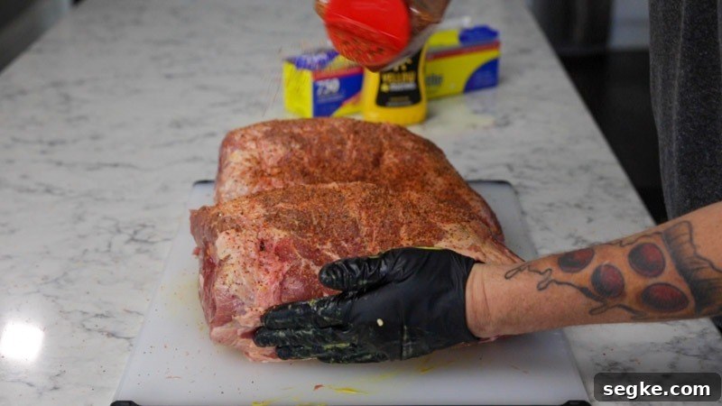 How to smoke a Boston Butt on the Big Green Egg