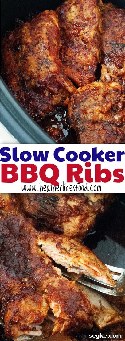 Slow Cooker BBQ Ribs