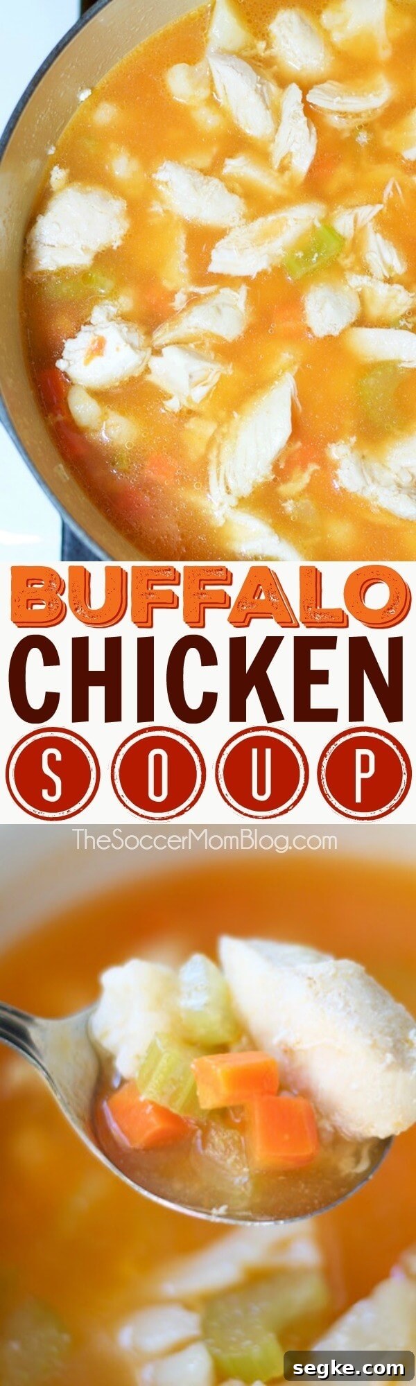 This zesty Buffalo Chicken Soup is sure to be a new family favorite! An easy recipe that will have dinner on the table in 30 minutes!
