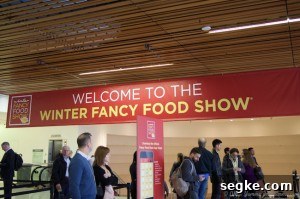 Winter Fancy Food Show welcome sign