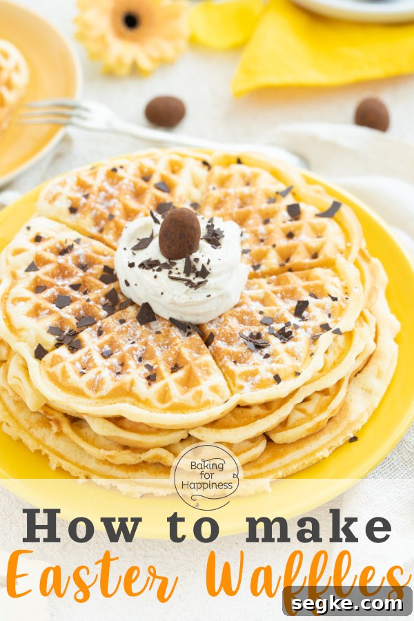 Wonderfully fluffy waffles with eggnog. The dough has quite a fine consistency and a subtle liqueur aroma.