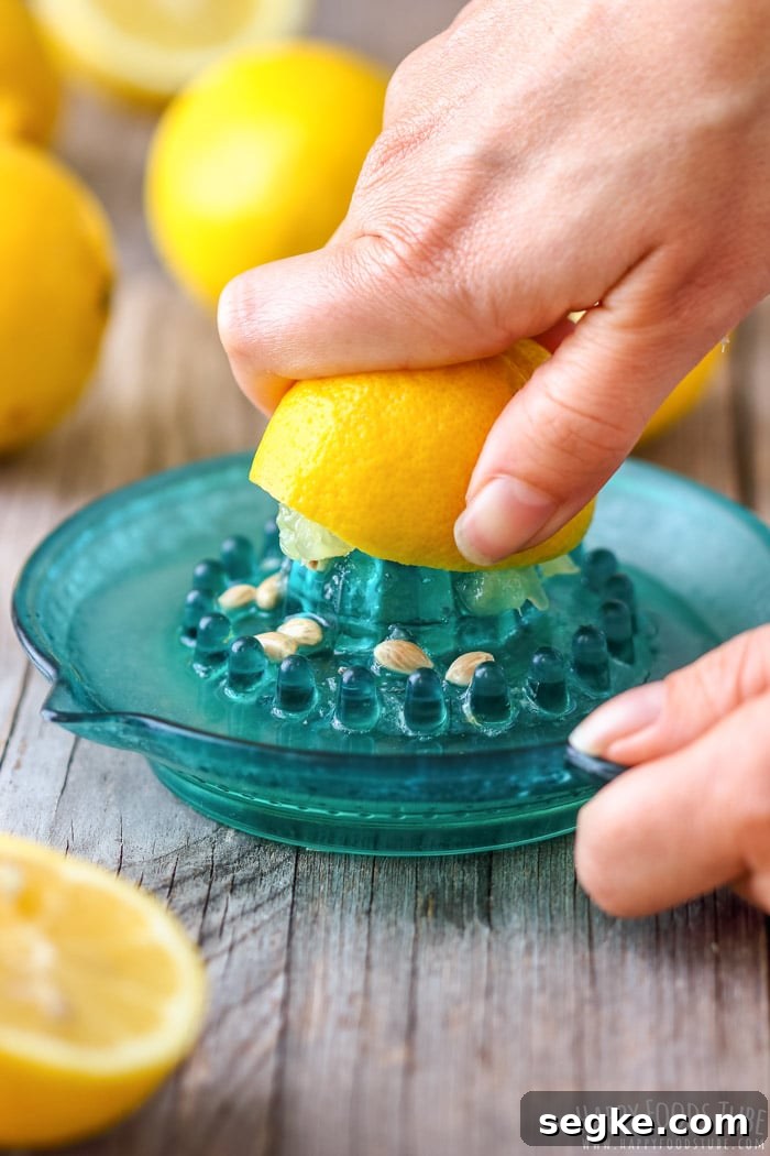 Lemon Lavender Loaf Recipe 3 Juicing Lemons for Lemon Lavender Loaf
