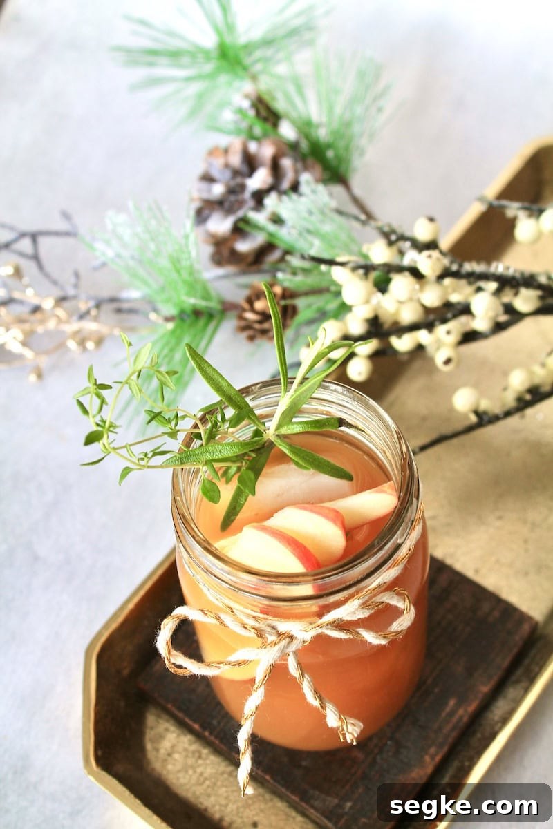 apple brandy fizz cocktail