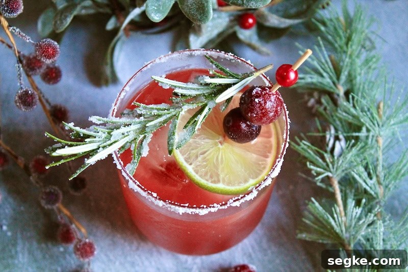 easy christmas margarita recipe