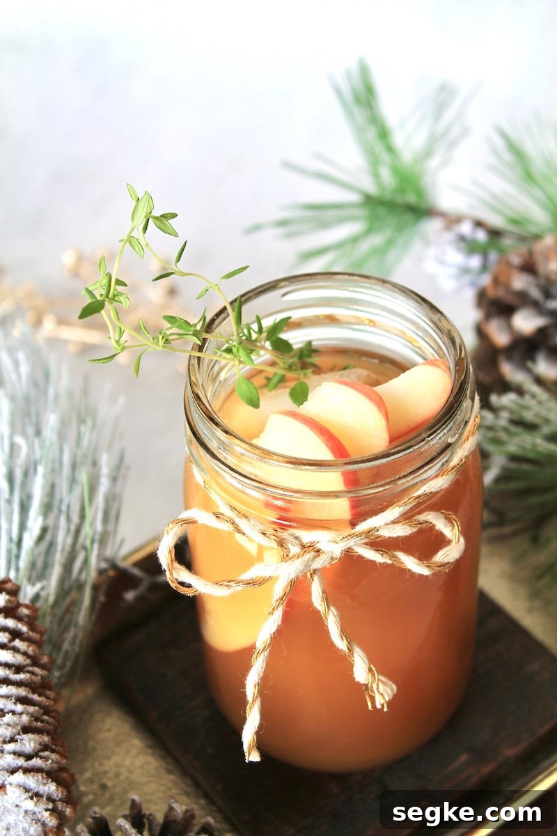 apple brandy fizz cocktail