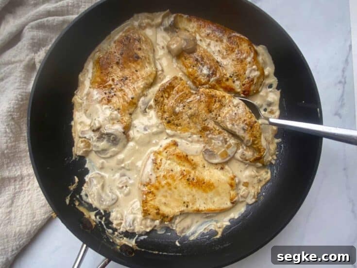 Image for Chicken with Mushrooms in Boursin Cream Sauce