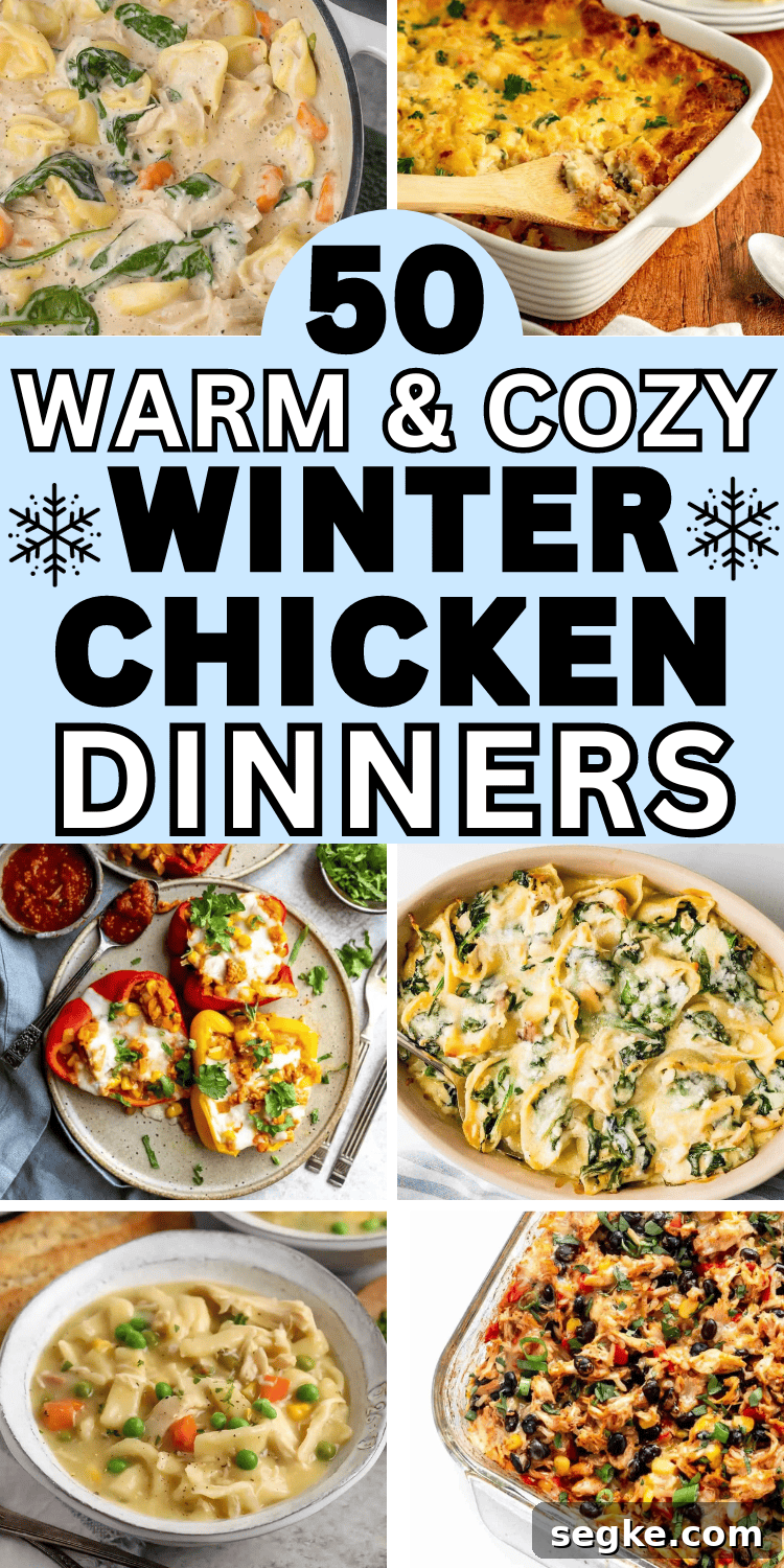 50 Cozy Chicken Dinners to Warm Your Winter Nights 13 Cozy chicken dinner recipes! These winter chicken breast recipes are quick winter dinner recipes chicken, quick winter dinner recipes weeknight meals, cold winter dinner recipes chicken, winter dinner recipes healthy chicken, easy winter dinner recipes chicken, winter meal ideas healthy easy, winter supper ideas healthy, best chicken recipes for dinner families budget, chicken breast ideas dinner tonight easy recipes, simple dinner meals with chicken, sunday chicken dinner ideas families simple.