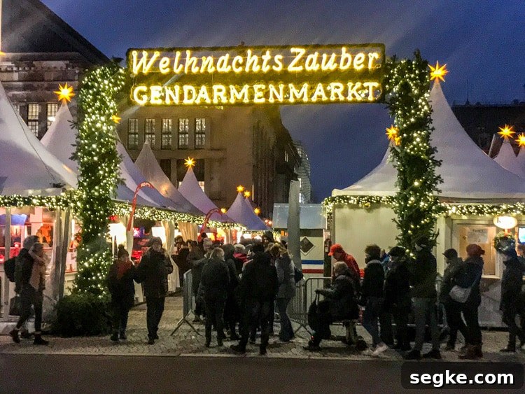 Must-Visit Christmas Markets in Germany 22 Gendarmenmarkt at night