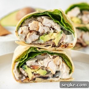 Chicken Bacon Ranch Wraps