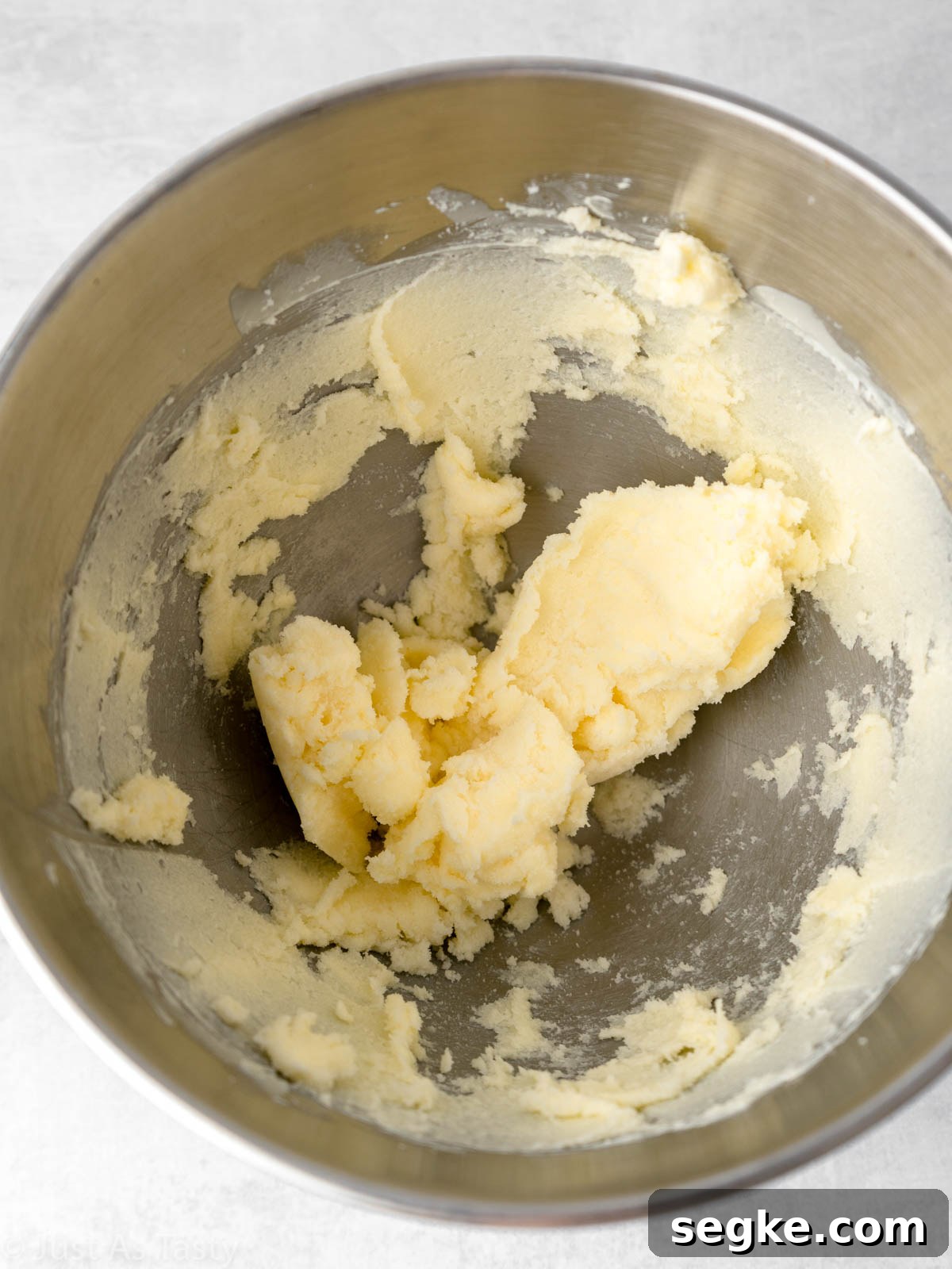 Moist Gluten-Free Coconut Cake Recipe 5 Creamed butter and sugar in a mixing bowl.