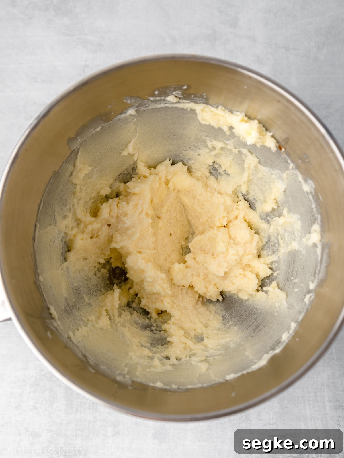 Moist Gluten-Free Coconut Cake Recipe 6 Cake batter in a mixing bowl.