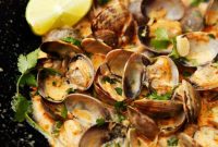 Fragrant Steamed Clams in Red Curry, Coconut and Ginger Broth