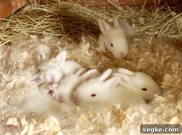 Breeding Rabbits - Newborn to Two Weeks Old