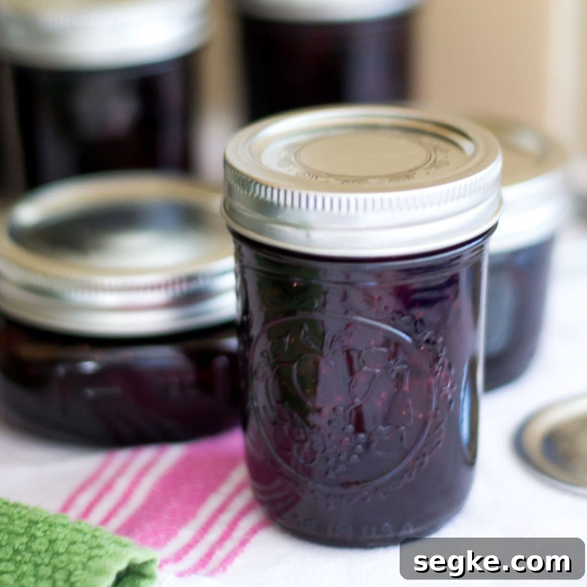 How to Can Strawberries: Recipes and Canning Tips 8 Jars of strawberry blueberry jam