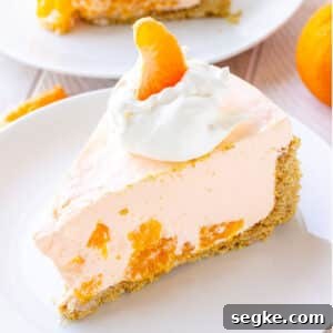 Creamy orange pie