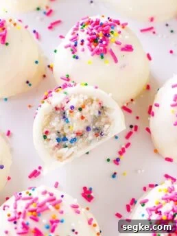 No-Bake Cake Batter Truffles
