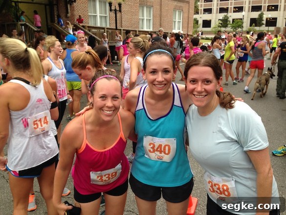 Running a 5K with sisters-in-law in Wilmington