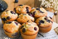 Moist Blueberry Chocolate Chip Muffins Recipe