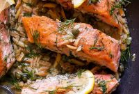 Pan-Seared Salmon with Almond Caper Sauce (Whole30 Paleo)
