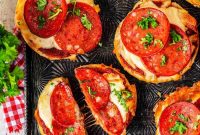 Crispy Air Fryer Pizza Bagels Recipe