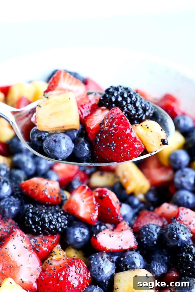 spoonful of summer fruit salad recipe