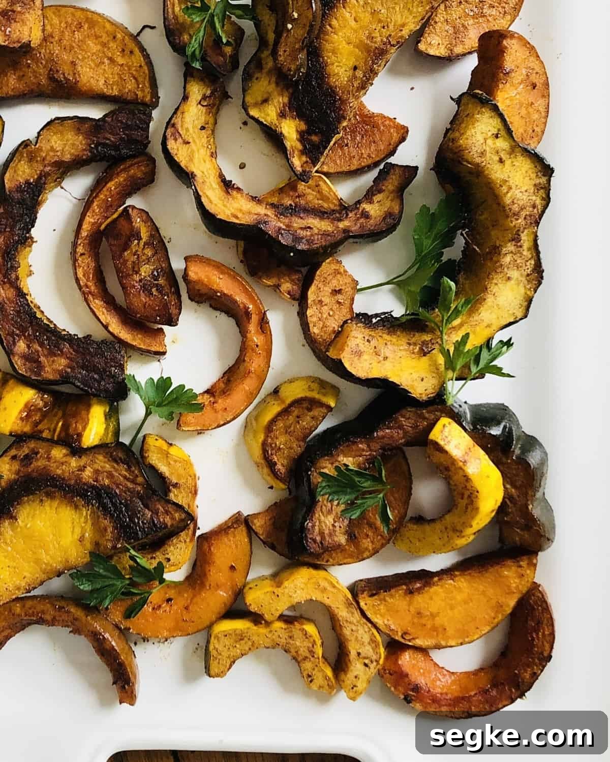 fall squash roasted with spices