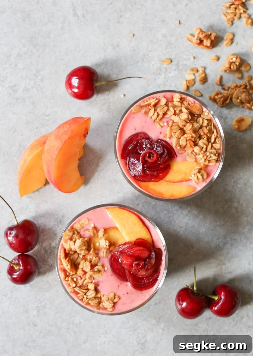 Peach-Cherry-Smoothie-and-Chia-Pudding-Parfaits-4