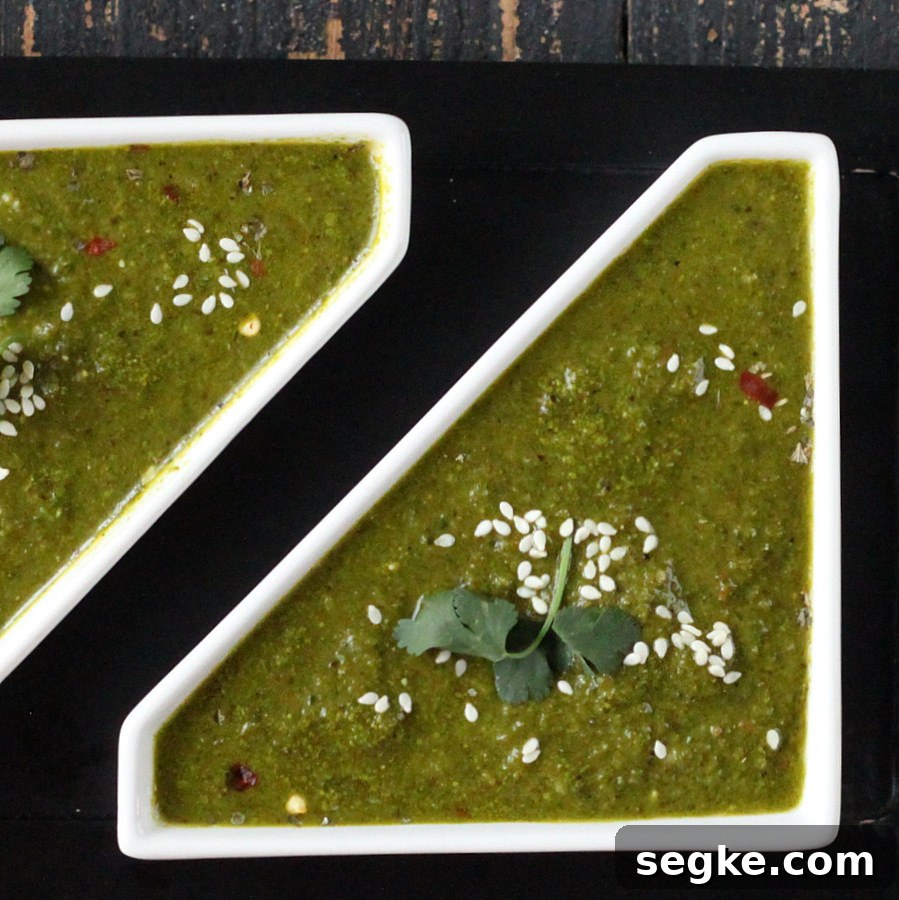Bowl of Kale Spinach Ginger Miso Soup