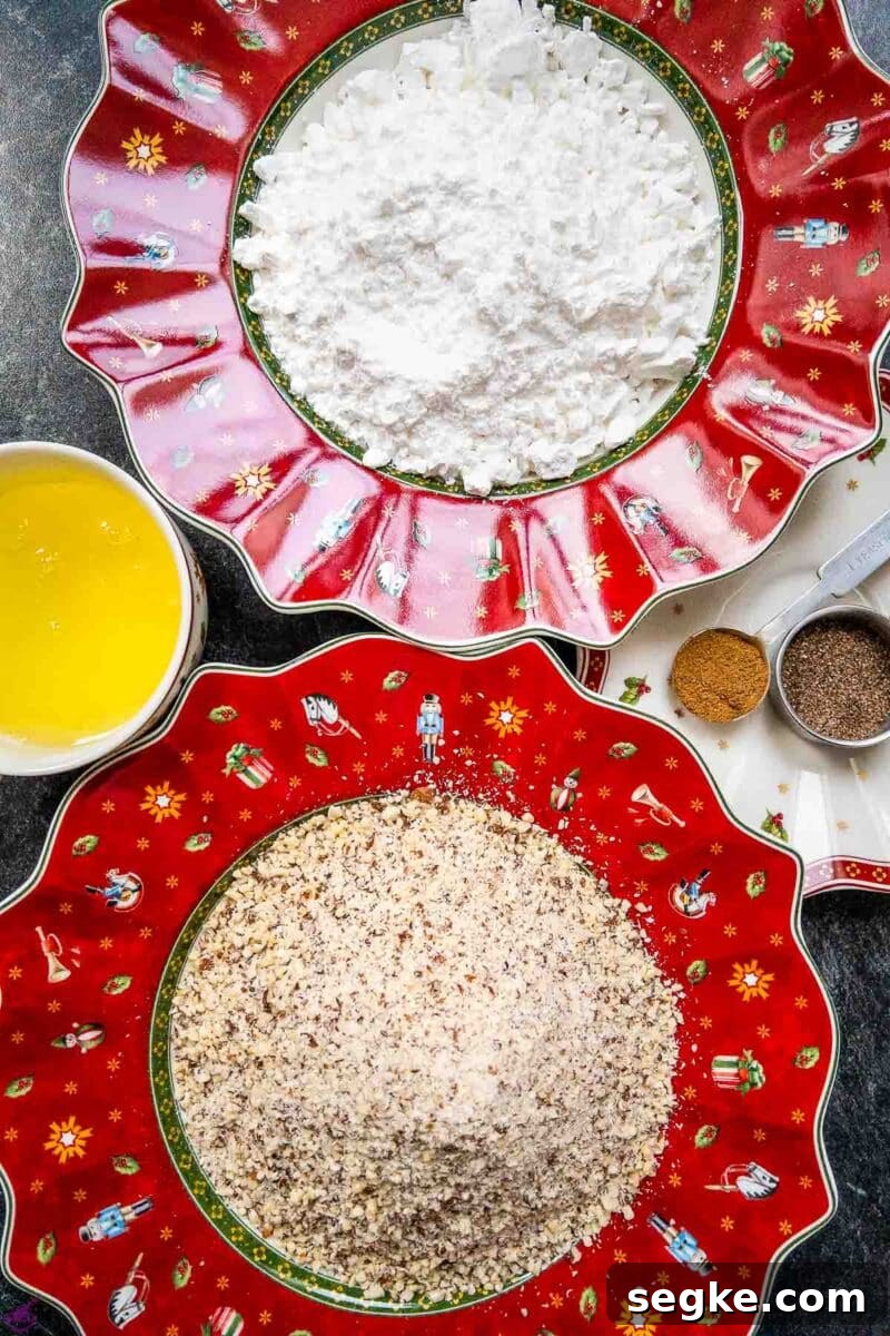 Zimtsterne: German Cinnamon Star Cookies Recipe 3 Five ingredients for making delicious cinnamon star cookies.